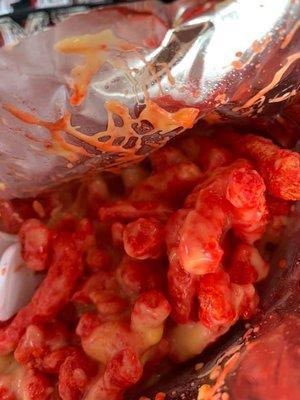 Hot cheetos with cheese