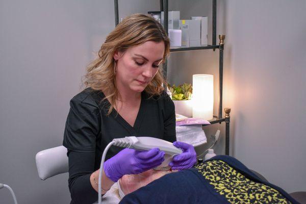 Ultherapy in action with Tara. See what all the buzz is about!