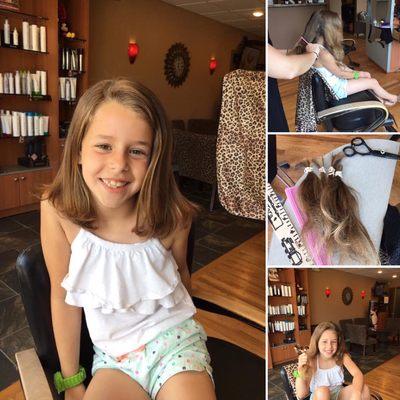 Amazing children doing amazing things #hairdonations