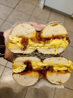 Bacon egg and cheese