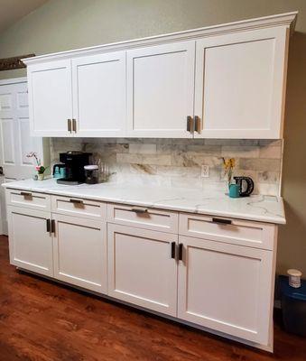 Completed Calacatta & Marble Kitchen Remodel in Kyle, TX