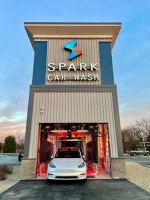 Grand opening of the new Sicklerville location of Spark Car Wash!