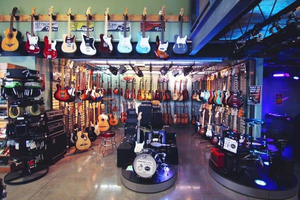 Want to learn guitar?  Ready to try move up to a nicer instrument.  With 4 price levels, we have the best selection of instruments for you.