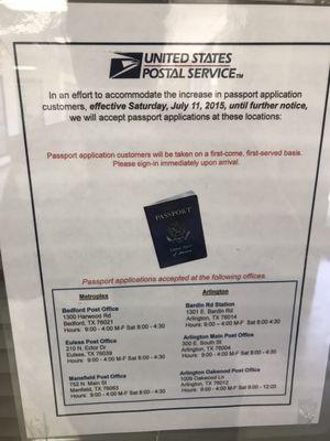 Passport Locations