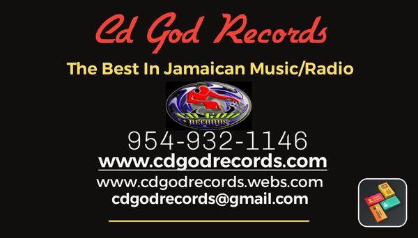 The Best in Jamaican music Radio DJs For Events https://www.cdgodrecords.com https://cdgodrecords.webs.com