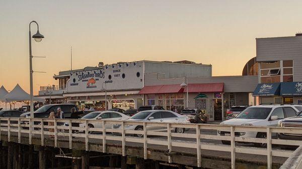 View of restaurant on the wharf