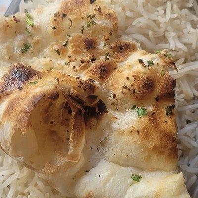 Garlic naan