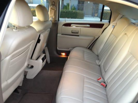 Lincoln Town Car Back Seat