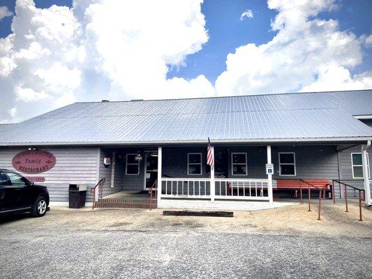 Front of the restaurant