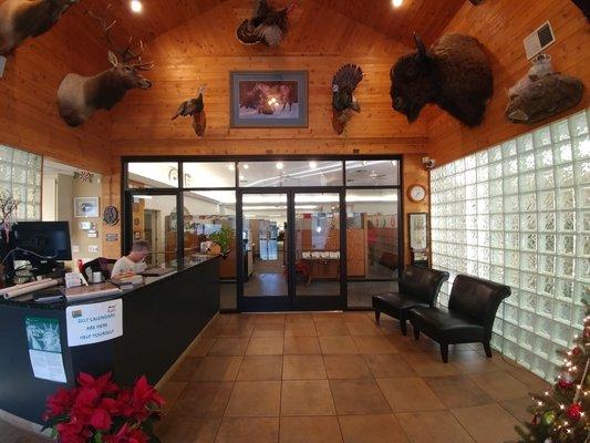 Main Building lobby - look out for bears.