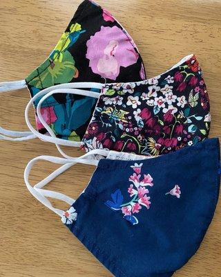 Any Vera Bradley fans out there? Colorful and cheerful, great quality masks. Keep 2 in the car and 1 in the purse/backpack.