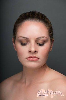 Natural, Soft makeup look.  Used RCMA makeup  to create the natural skin tone.