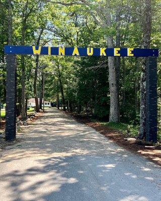 Main Entrance - Camp Winaukee