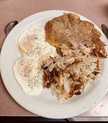 Country-Fried Steak & Eggs