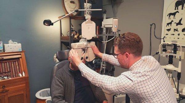 Comprehensive eye exams