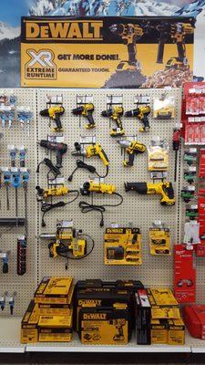 We carry a large selection of Power Tools, including a full line of DeWalt Corded and Cordless Tools.