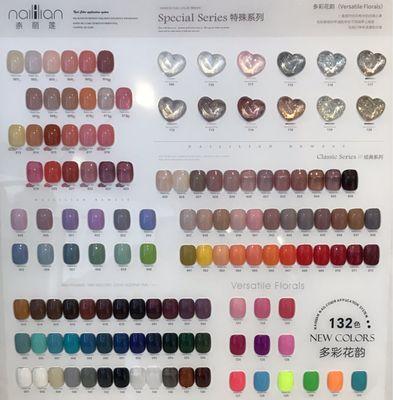 132 Gel colors to choose from!!! ‍