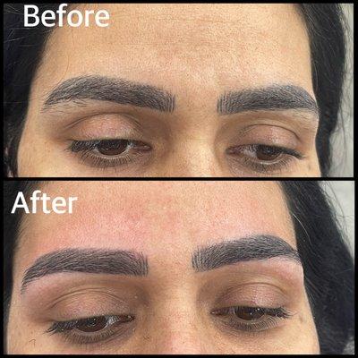 Brows threading