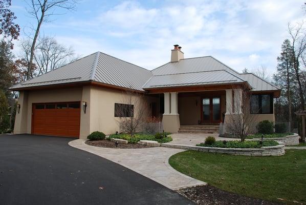 We installed this architectural metal roof on a new home.