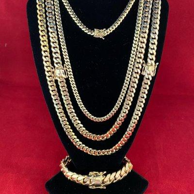 Miami Cuban Link chains & bracelets @ Good Prices