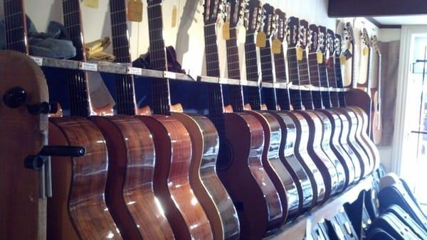 So many guitars, so few minutes on my lunch break.