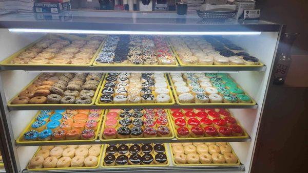 They have so many kind  of Icing Donuts