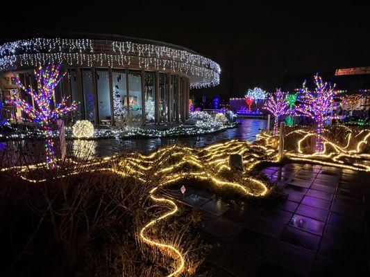 Gardens Aglimmer winter event 2023: the waterfront botanical gardens are all lit up for the winter holidays