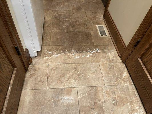 Tile and grout