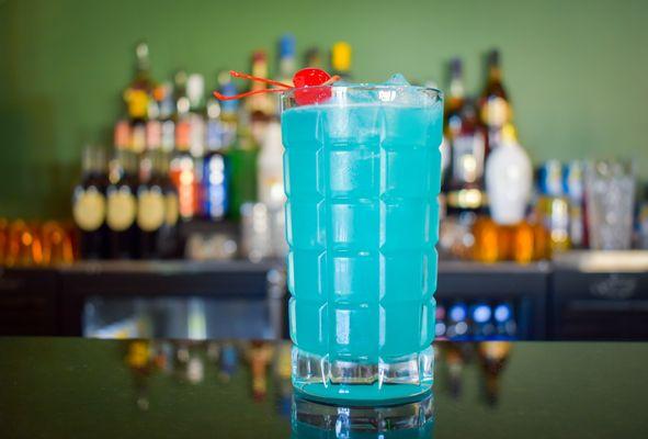 Blue Hawaiian at the Bar