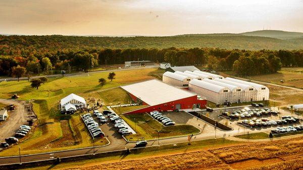 Pocono Organics 38,000 square foot green houses sitting on 300+ acres