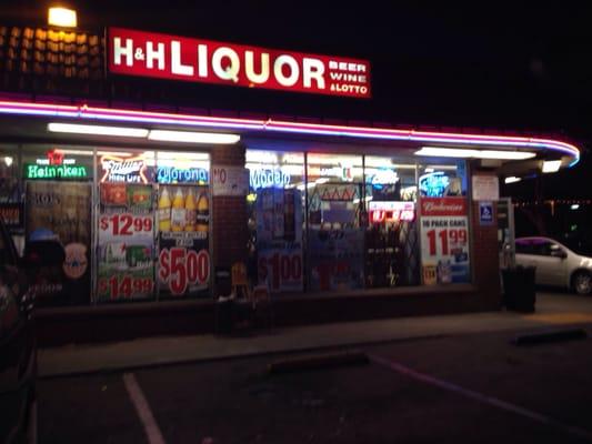 The front of the store. Local spot with a nice small craft beer selection.