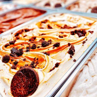 Vanilla Brownie ice cream