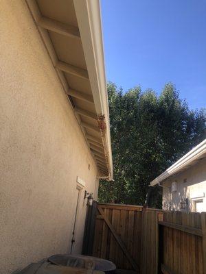 Our current gutters. Looking for a repair replace quote. Let a message at 9163682911.