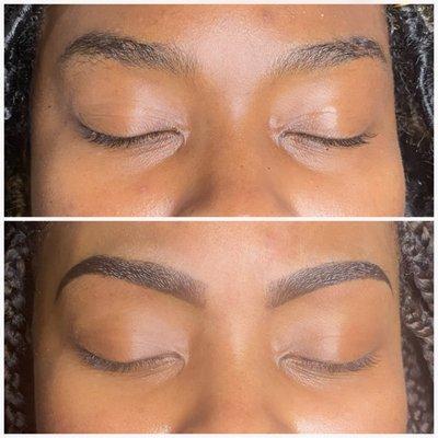 Brow shaping/waxing and henna tinting