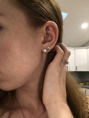 Rook piercing