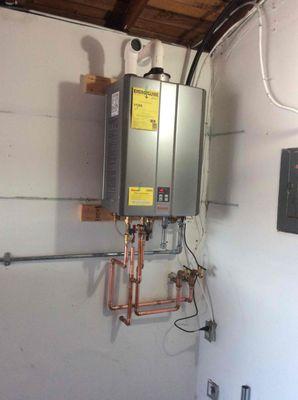 Indoor Installation of a Rinnai Tankless Water Heater