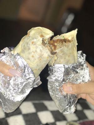 Asada burrito