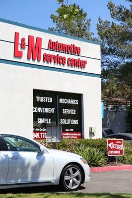 Full service repair, service and smog check shop.