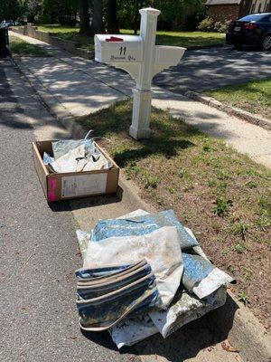 Blocking my mailbox