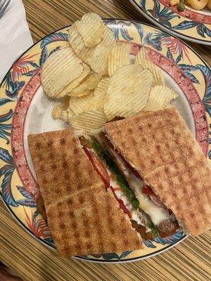 Milanese Panini with chips