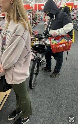 Person has possession of my daughters stolen bike at CVS