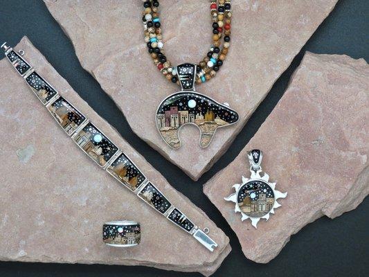 Adobe Pueblo Jewelry
Navajo handcrafted