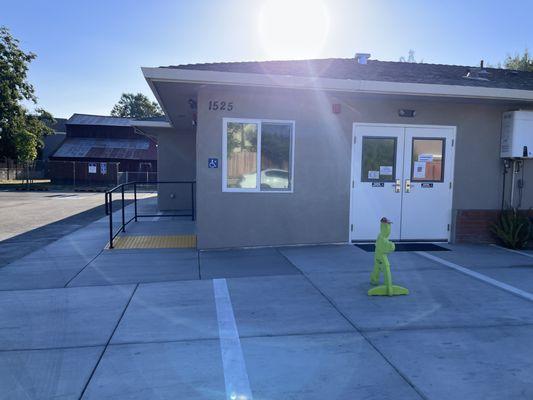 Entrance to our new day care center