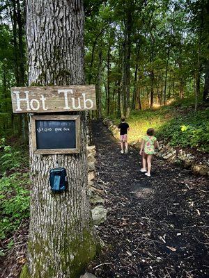 Really cute hot tub. Fits 4 comfortably. Kids loved it. Reserve your time on the sign!