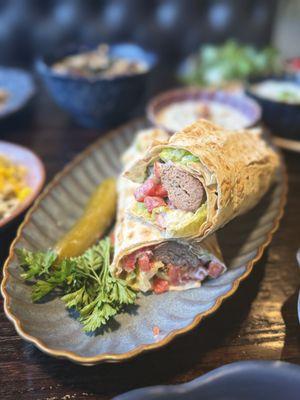 Beef Koobudeh Wrap