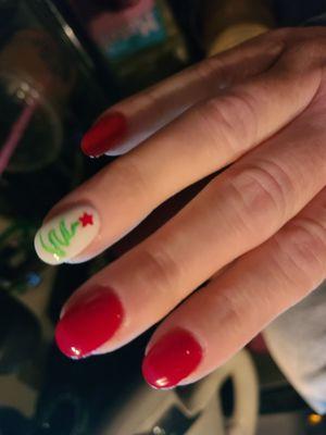 Holiday nails by Tina