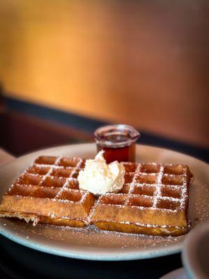 the famous Belgian Waffle