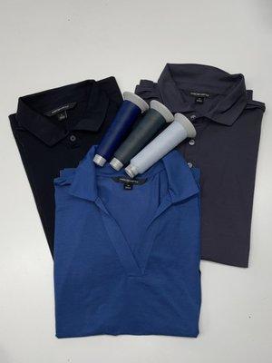 Mercer & Mettle polos with Matte Thread