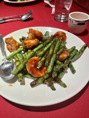 Shrimp with String Beans