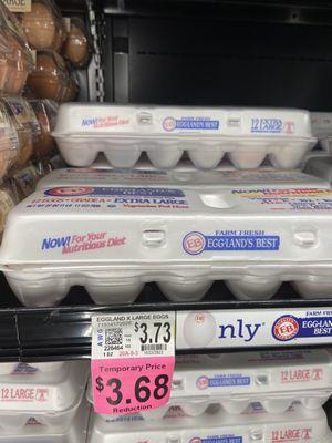 EGGS ON SALE!   Yes, you save 5 WHOLE CENTS !!!!!